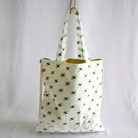 "upcycle" vintage embroidery bag
