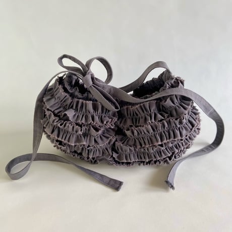 shirring bag （gray)