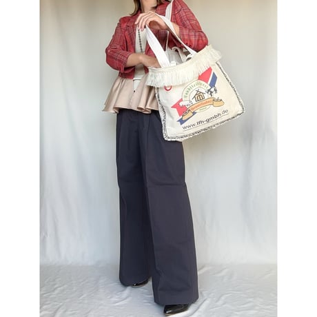 upcycle tote bag  "D"