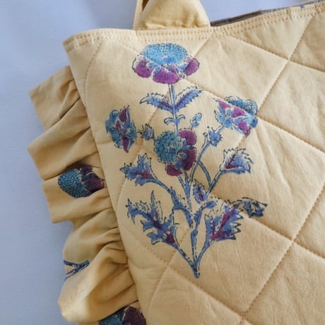 quilting frill bag (india)