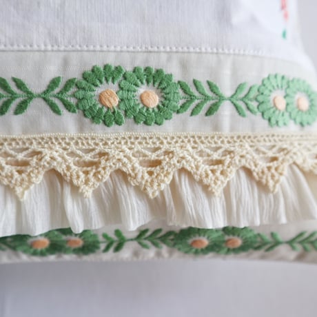 "upcycle" vintage embroidery bag "a"