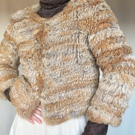 vintage rabbit fur jacket | uniquees 