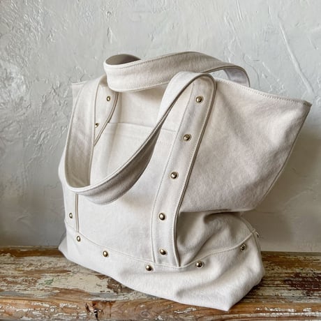 canvas tote bag large (ecru)