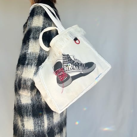 upcycle tote bag  "A"