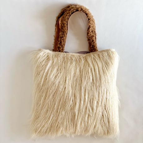 "upcycle" vintage embroidery bag (ecru)