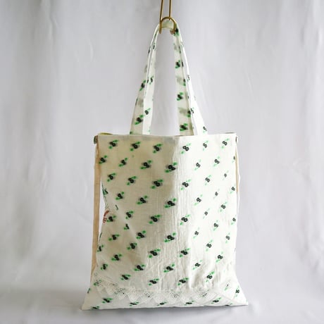 "upcycle" vintage embroidery bag