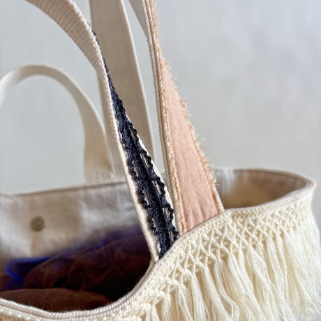 upcycle tote bag  "B"