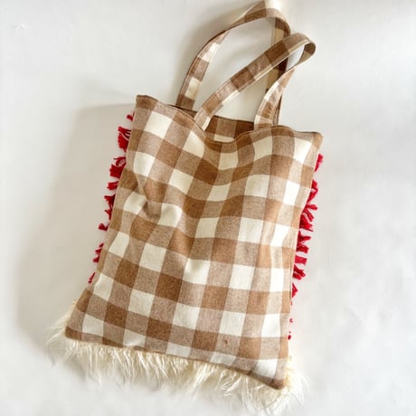 "upcycle" vintage  bag  (Doily)