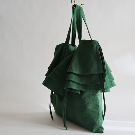 big frills bag (green)
