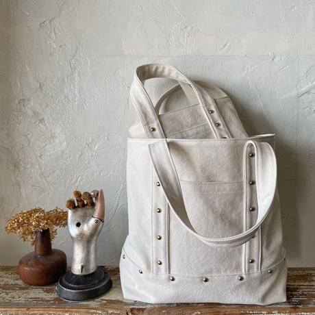canvas tote bag medium (ecru)