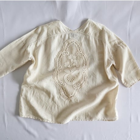 upcycle linen pullover