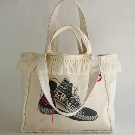 upcycle tote bag  "A"