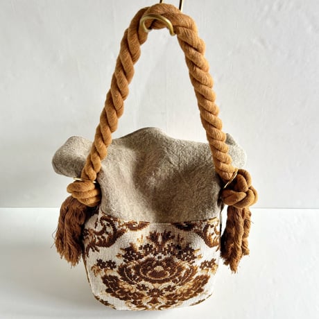 bicolor 2way bag（damask)