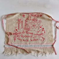 Euro vintage apron "b"