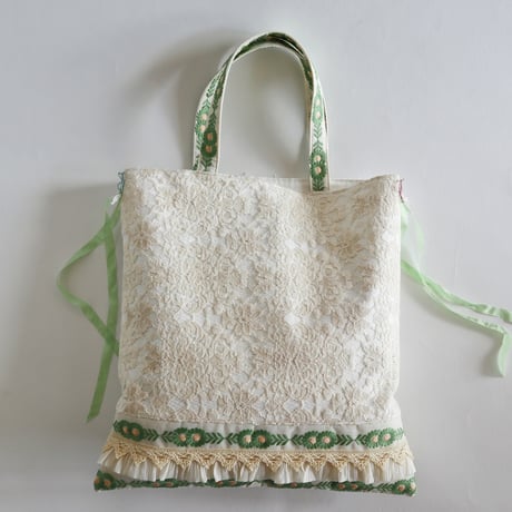 "upcycle" vintage embroidery bag "a"