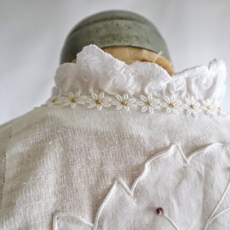 upcycle linen blouse