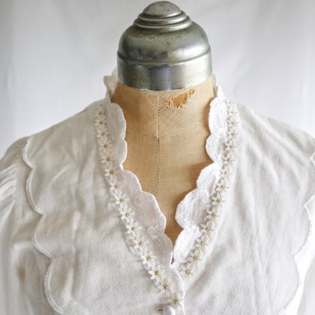 upcycle linen blouse