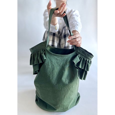 bucket bag　(dark green)