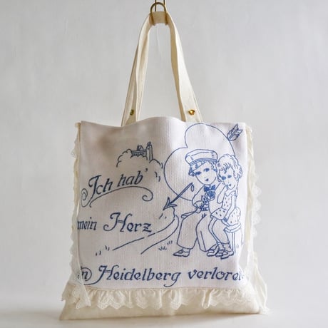 260617-31 vintage embroidery bag