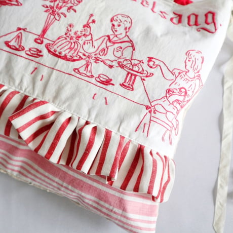"upcycle" vintage embroidery bag