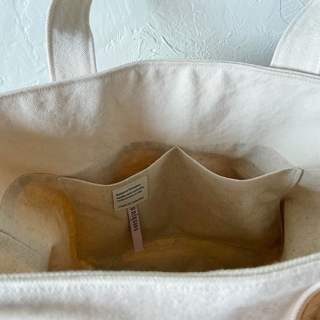 canvas tote bag large (mocha)