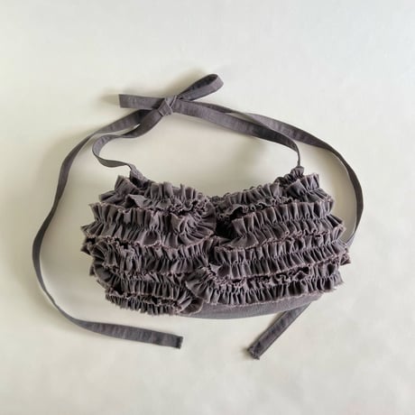 shirring bag （gray)