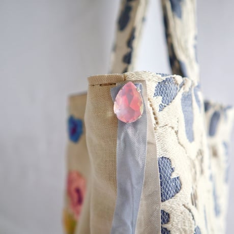 "upcycle" vintage embroidery bag