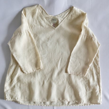 upcycle linen pullover