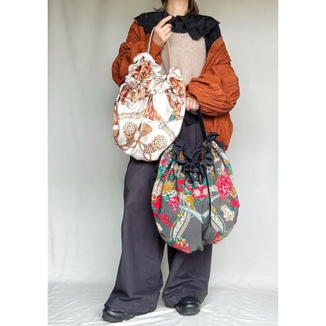 vintage scarf upcycle bag (western)
