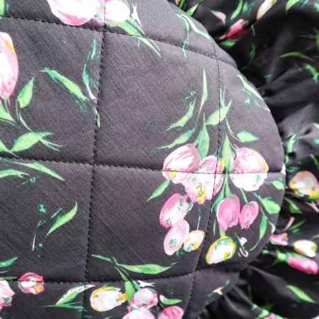 quilting frill floral bag (Japan)
