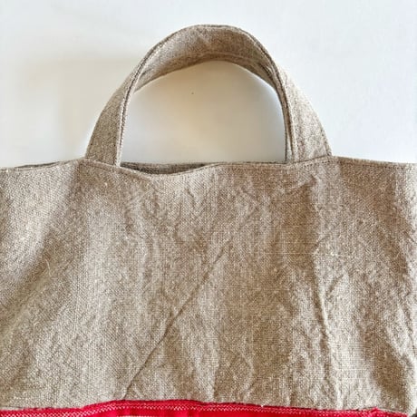 ”upcycle" bicolor 2way bag (doily)