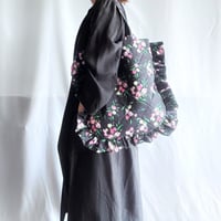 quilting frill floral bag (Japan)