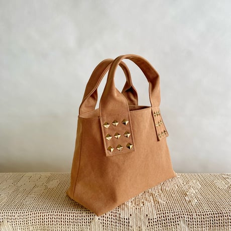 canvas tote bag mini (beige)