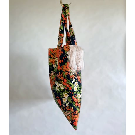 vintage upsycle bag (floral pattern)