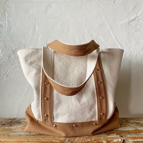 canvas tote bag large (mocha)