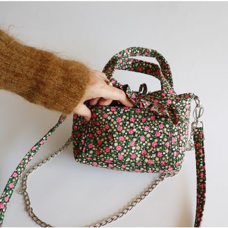 floral mini totebag "c"