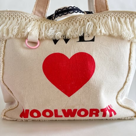 upcycle tote bag  "B"