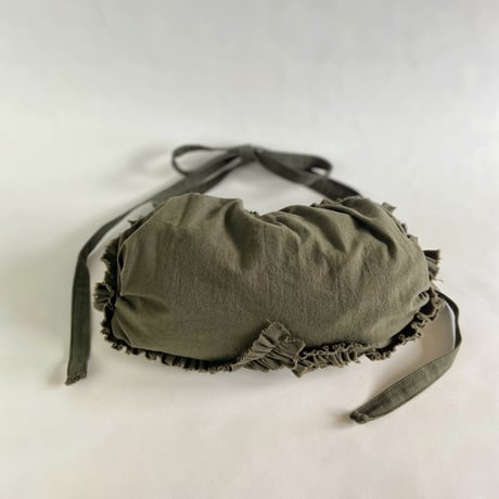 shirring bag （khaki)