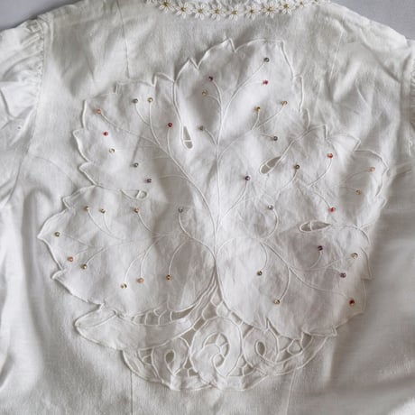 upcycle linen blouse