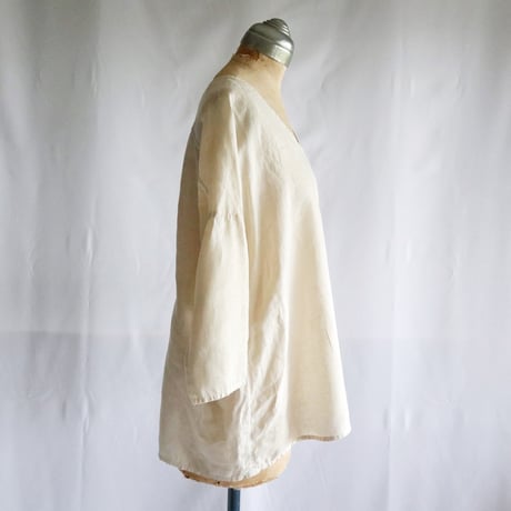 upcycle linen pullover