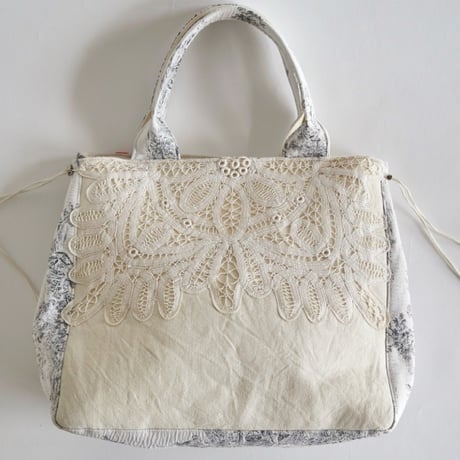 upcycle tote bag  "typewriter"