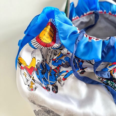 vintage scarf upcycle bag (French Revolution)