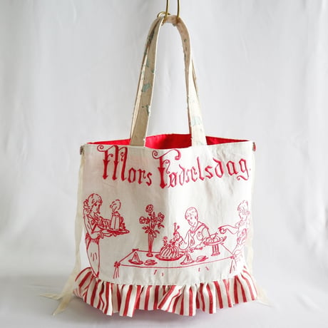 "upcycle" vintage embroidery bag