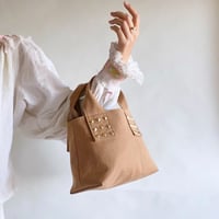 canvas tote bag mini (beige)