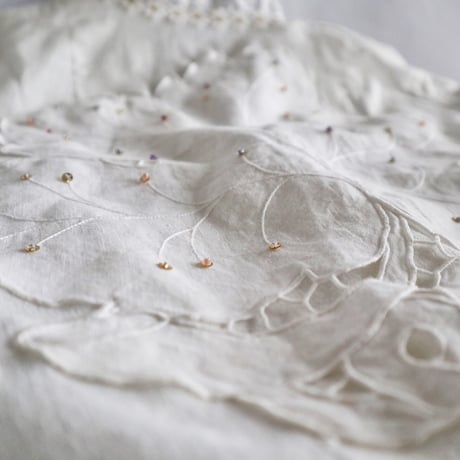 upcycle linen blouse