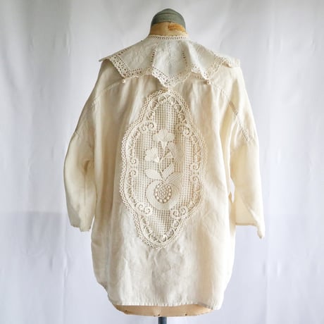 upcycle linen pullover
