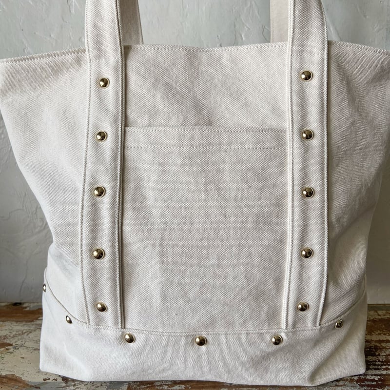 Ecru tote shop bag