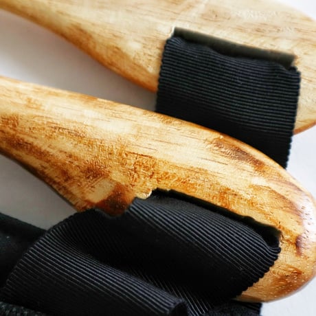 embroidery wood handle bag  (character)