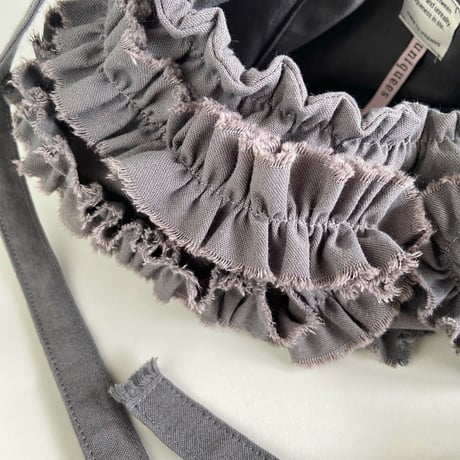 shirring bag （gray)