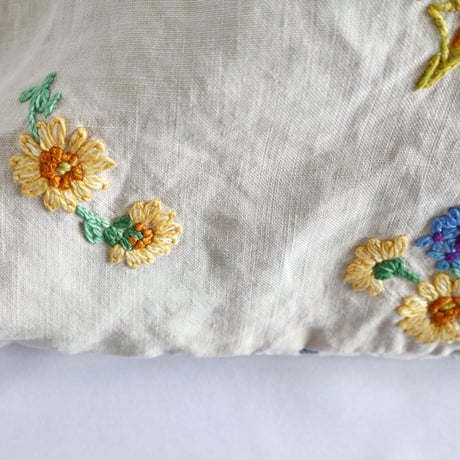 "upcycle" vintage embroidery bag